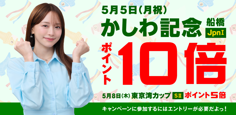 かしわ記念キャンペーン