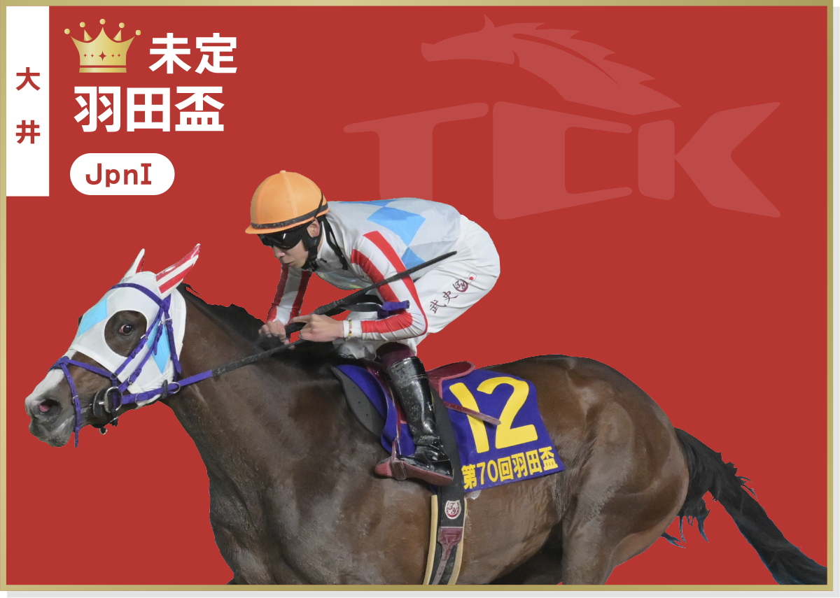 未定 羽田盃 大井 JpnI