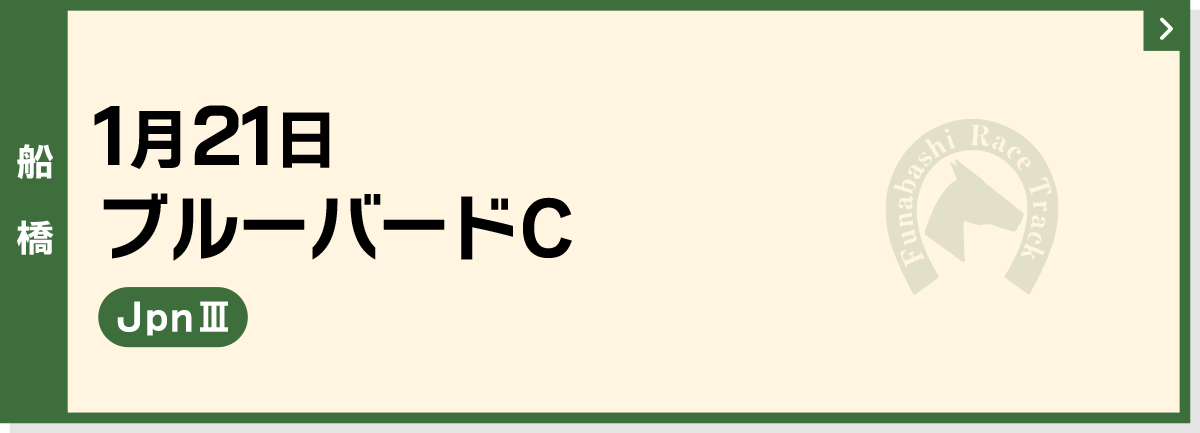 1月21日 ブルーバードC 船橋 JpnIII