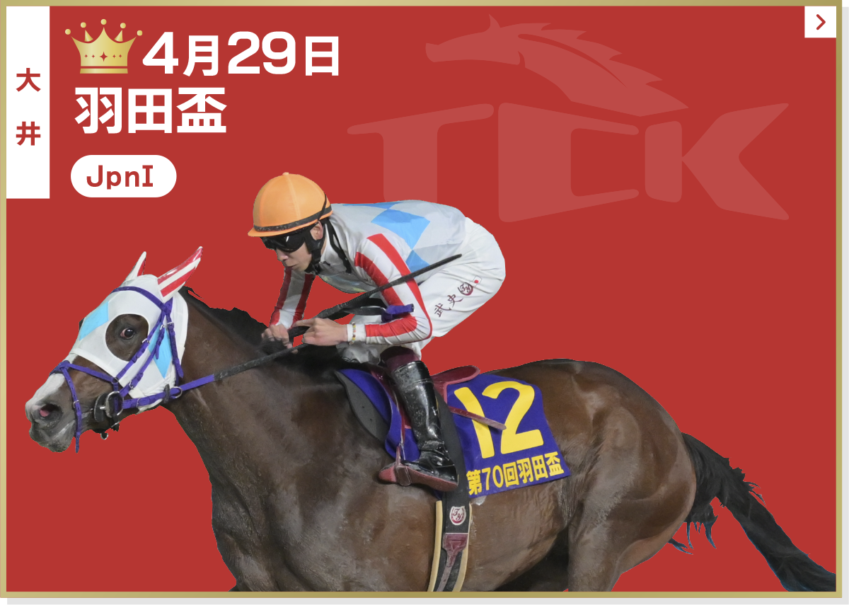 4月29日 羽田盃 大井 JpnI