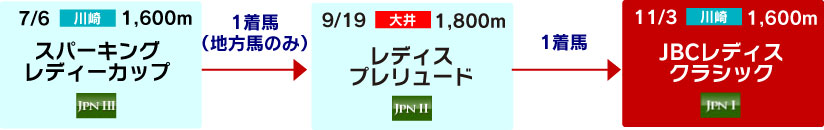 体系図 ~Road to JBC レディスクラシック~