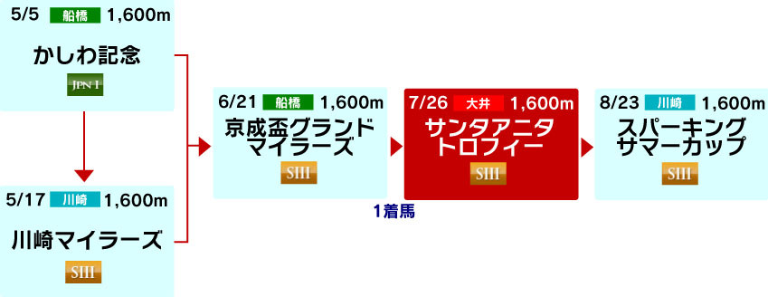 体系図　～3歳以上マイル～