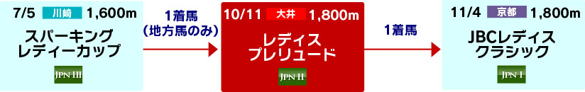 体系図 ~Road to JBCレディスクラシック~