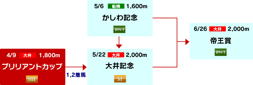 体系図　～帝王賞への道～