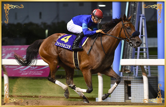 2019年優勝馬　ファッショニスタ号