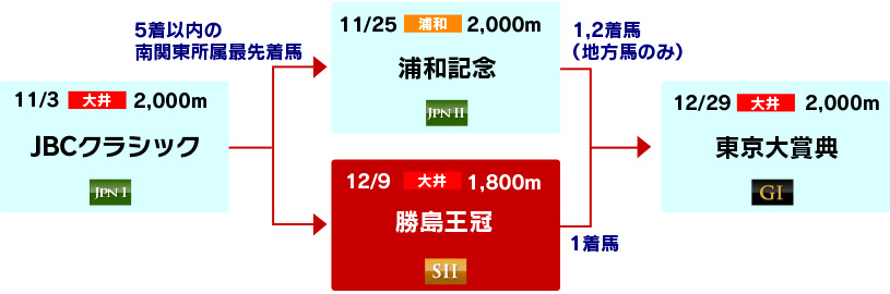 体系図　～東京大賞典への道～