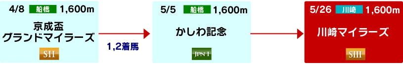 体系図 ~南関マイル重賞~