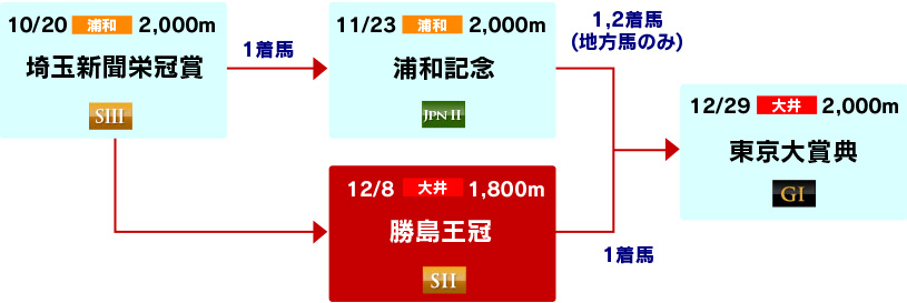 体系図　～東京大賞典への道～