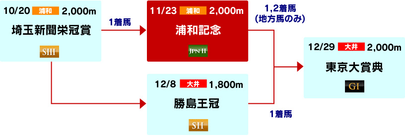 体系図　～東京大賞典への道～