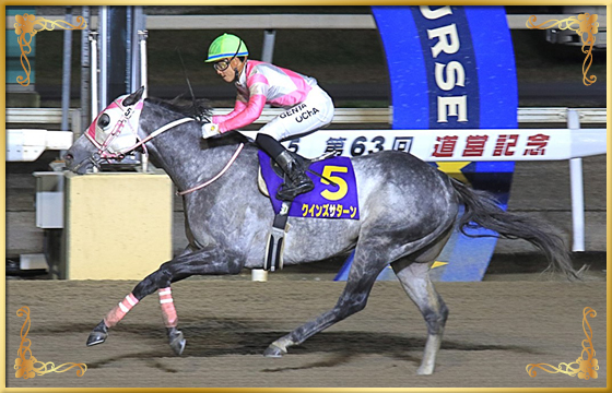 2020年優勝馬　クインズサターン号