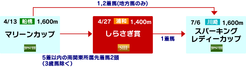 体系図　～3歳以上牝馬～