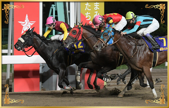 2021年優勝馬 キャッスルトップ号(最内)
