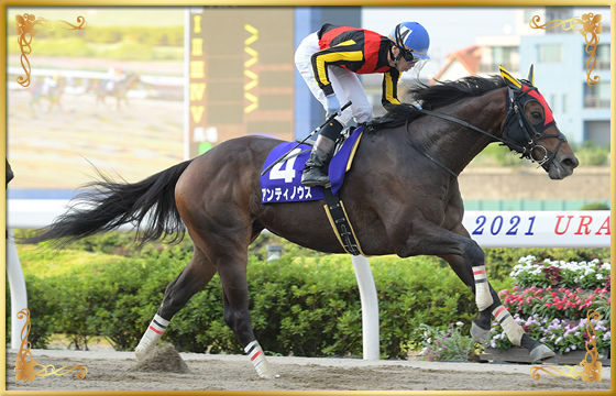 2021年優勝馬　アンティノウス号