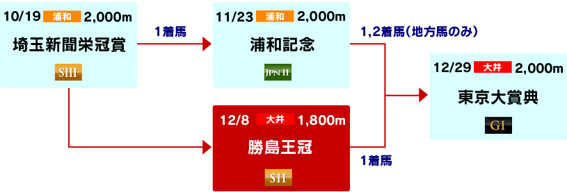 体系図　～東京大賞典への道～