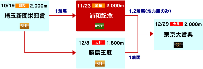 体系図　～東京大賞典への道～