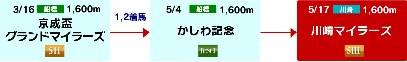 体系図　～南関マイル重賞～