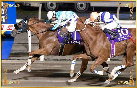 2022年優勝馬 ルールソヴァール号(内)