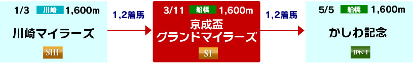 体系図 ~南関マイル重賞~