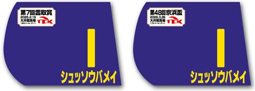 レプリカミニゼッケン(優勝騎手サイン入り or 優勝馬以外の出走馬セット)