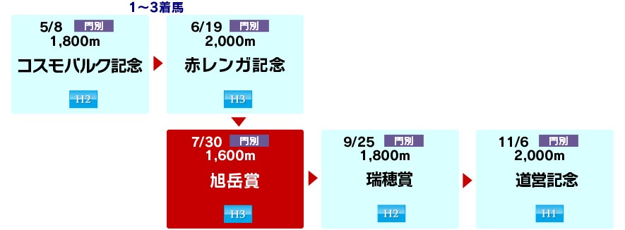 体系図 ~ホッカイドウ競馬3歳以上~