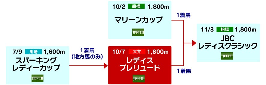 体系図　～Road to JBCレディスクラシック～