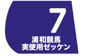 浦和競馬実使用ゼッケン