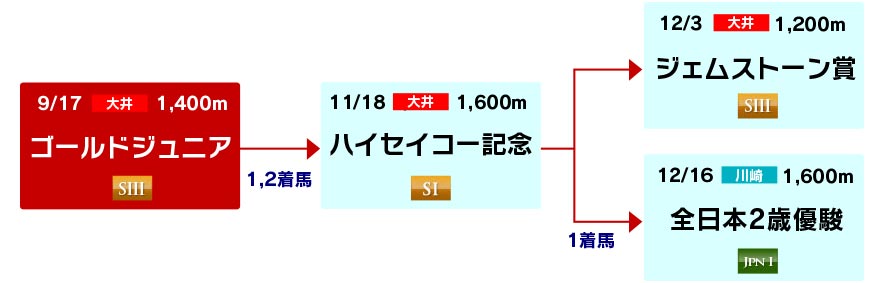 体系図　～2歳重賞【大井編】～