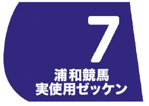 浦和競馬実使用ゼッケン
