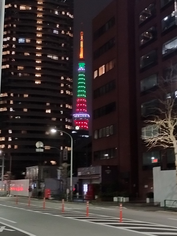 3月31日の東京タワー
