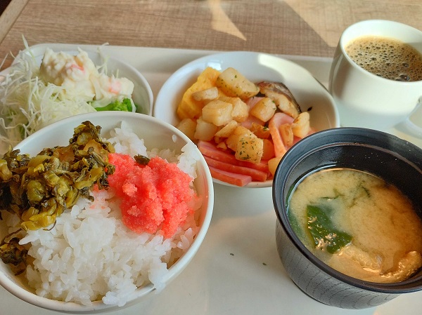 お宿の無料朝食