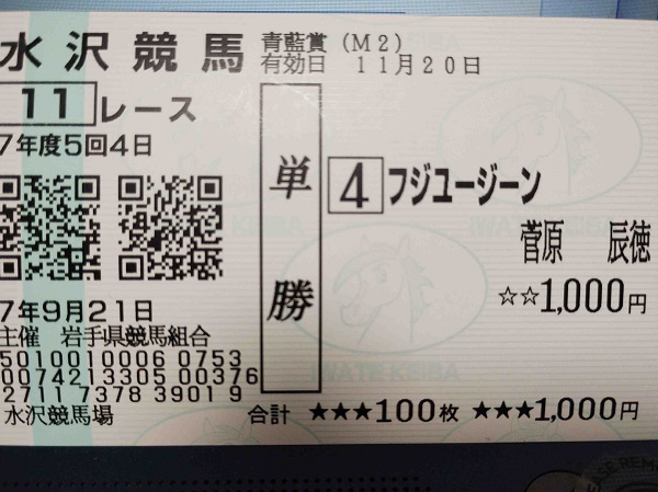 フジユージーンは586kg