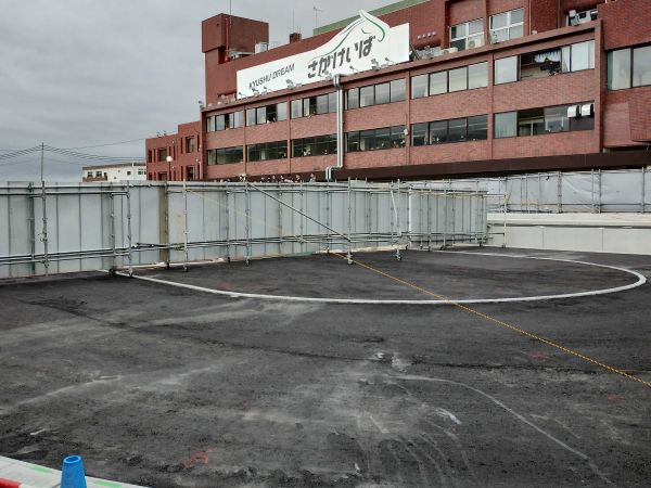 佐賀のパドックは拡張工事中