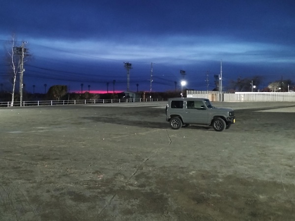 私のレンタカーだけだったのに