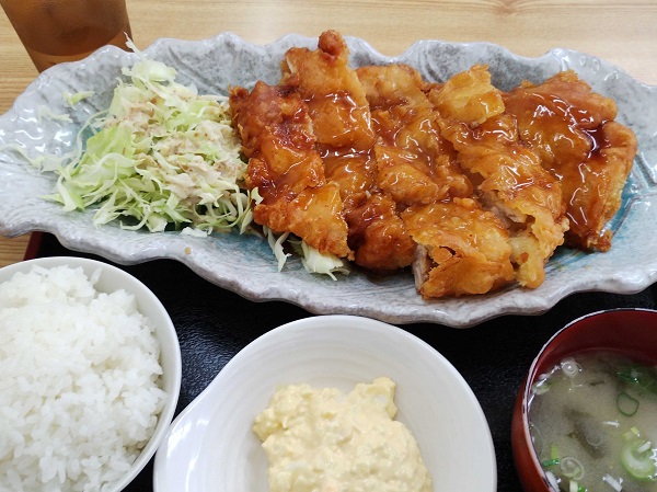 黒酢チキン南蛮定食