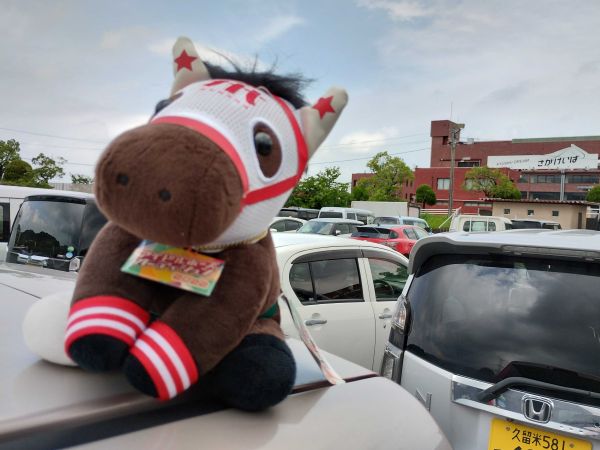 佐賀競馬場に到着