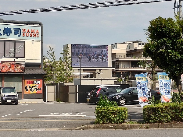 道端から見えるのよ