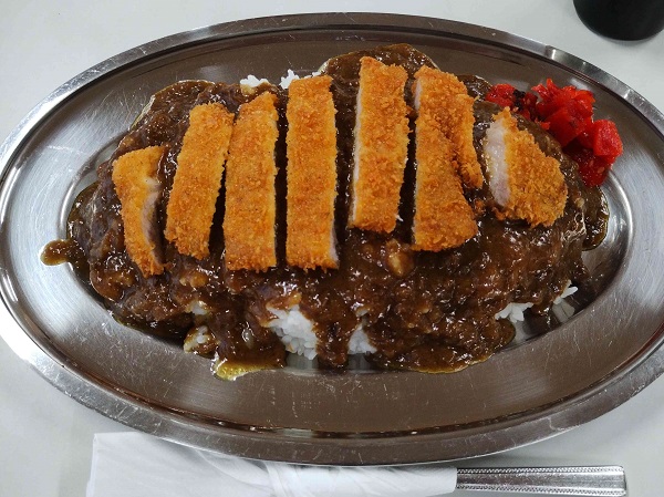 ジャンボカツカレー大盛り