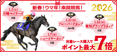 新春！ウマ年！南関競馬！キャンペーン