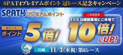 冠レース10倍アップQRコードエントリー